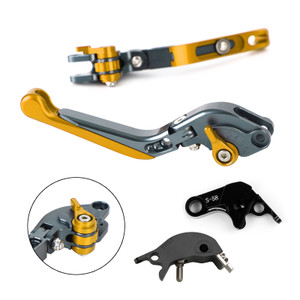 2022-2023 YAMAHA YZF R7 MT-10/SP FZ-10/SP Adjustable Folding Extendable Racing Brake & Clutch Levers Gold Generic
