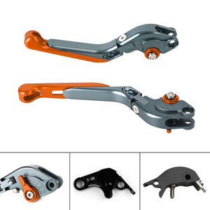 2022-2023 YAMAHA YZF R7 MT-10/SP FZ-10/SP Adjustable Folding Extendable Racing Brake & Clutch Levers Orange Generic