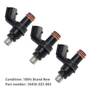 HONDA BF50D BF40D 40HP 50HP Outboard 3Pcs Fuel Injector 16450-ZZ5-003 Generic