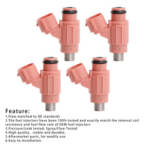 2011-2014 Yamaha Outboard 115HP F115JA F115LA 4Pcs Fuel Injector 68V-13761-10-00 Generic