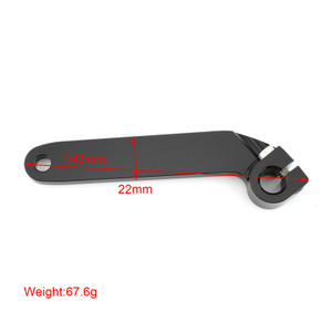 1984-2019 Road King FLH FLT FLRT Inner Shift Rod Arm Lever Linkage 1602-0868 Black Generic