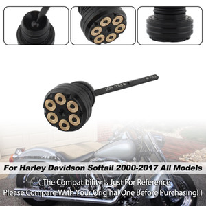 2000-2017 Softail All Models Oil Dipstick Tank Cap Plug Black Generic