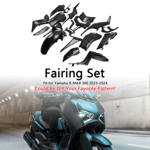 2023-2024 Yamaha X-MAX 300 XMAX Bodywork Fairing Injection Unpainted Generic
