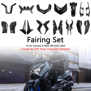 2023-2024 Yamaha X-MAX 300 XMAX Bodywork Fairing Injection Unpainted Generic