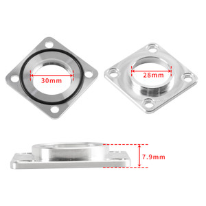 Simson S51, S70, S53, S83, SR50, SR80, KR51/2 CNC Aluminum Sealing Cap With O-Ring Silver Generic