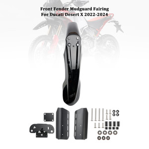 2022-2024 Ducati Desert X Front Fender Mudguard Fairing Cowl Black Generic