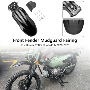 2020-2023 Honda CT125 Hunter Cub Front Fender Mudguard Fairing Black Generic