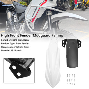 2019-2024 Yamaha Tenere 700 High Front Fender Mudguard Fairing White Generic
