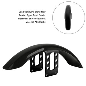 1988-up Sportster 883 1200 High Front Fender Mudguard Fairing Black Generic