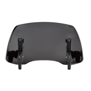 Universal Adjustable Windshield Clip On Wind Screen Deflector Extension Spoiler Black