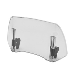 Universal Adjustable Windshield Clip On Wind Screen Deflector Extension Spoiler Clear