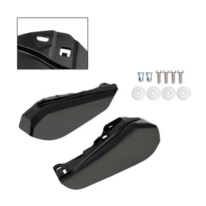 2023-2024 Touring CVO Street Glide Road Glide Mid-Frame Air Heat Deflector Black Generic