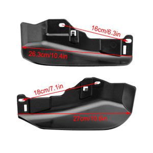 2023-2024 Touring CVO Street Glide Road Glide Mid-Frame Air Heat Deflector Black Generic