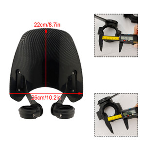 Bonneville Bobber Windshield WindScreen Carbon Generic