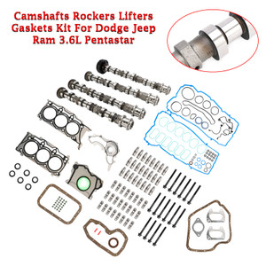Camshafts Rockers Lifters Gaskets Kit For Dodge Jeep Ram 3.6L Pentastar
