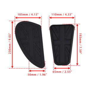 Motorcycle Parts Accessories/Body & Frame/Tank Traction Pad | Side Knee Grip Pad