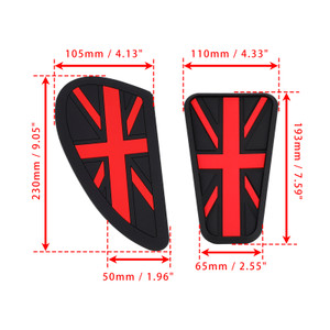 Motorcycle Parts Accessories/Body & Frame/Tank Traction Pad | Side Knee Grip Pad