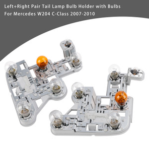2007-2010 Mercedes W204 C Class Right Tail Lamp Bulb Holder with Bulbs Generic