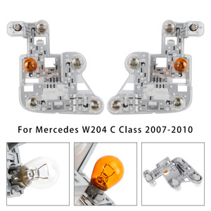 2007-2010 Mercedes W204 C Class Light+Right Tail Lamp Bulb Holder with Bulbs Generic