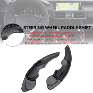 2015-up RC200t RC300 RC350 Left & Right Steering Wheel Paddle Shift Set Generic