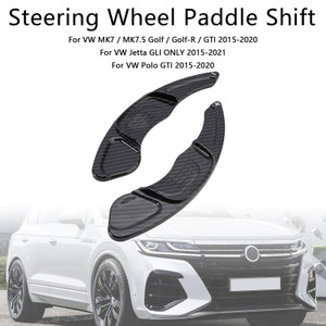 2015-2020 VW MK7 Golf Carbon Look Steering Wheel Paddle Shifter Extension Covers Generic