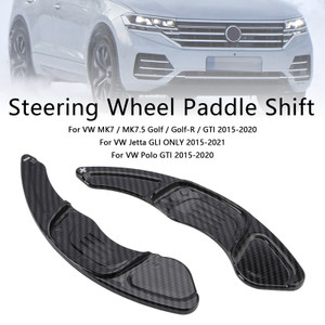 2016-2024 VW T-Roc Variant Tiguan Touareg Carbon Look Steering Wheel Paddle Shifter Extension Covers Generic