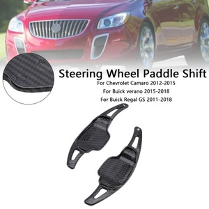 2011-2018 Buick verano Regal GS Lacrosse GL8 Carbon Look Steering Wheel Paddle Shifter Extension Covers Generic