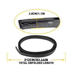 2008-2015 Scion xB 2PCS Roof Drip Molding Trim Center Left & Right Side Rubber 75556-12171 Generic