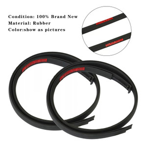 2007-2020 Toyota Tundra DOUBLE CAB 2PCS Roof Drip Molding Trim Left & Right Side Rubber 75552-0C050 Generic