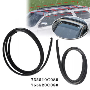 2008-2021 Toyota SEQUOIA Toyota SEQUOIA 2PCS Roof Drip Molding Trim Left & Right Side Rubber 755510C080 Generic