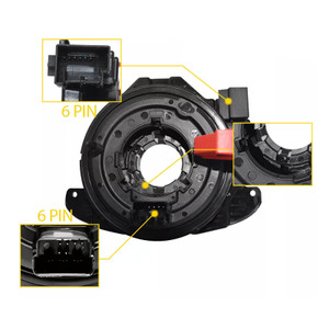 VW POLO V Spiral Cable Clock Spring Squib 6C0959653 Generic