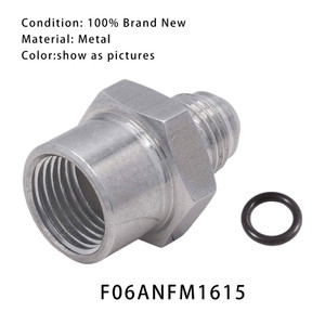 87-98 Truck 6AN Male Flare Supply Feed Fuel Line Adapter Fitting to Female M16-1.5 Oring Power Steering and Fuel Adapter Thread Connector Aluminum F06ANFM1615