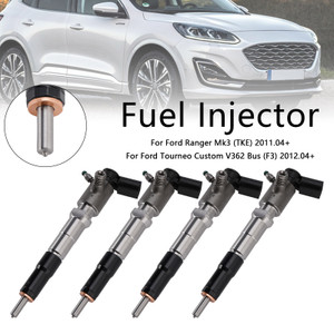 2011-2013 Ford Ranger Mk3 Tourneo Custom V362 Transit 4 pcs Fuel Injector GK2Q-9K546-AB Generic
