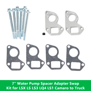 1998-2002 LSX LS LS3 LQ4 LS1 Camaro to Truck 7" Water Pump Spacer Adapter Swap Kit Generic