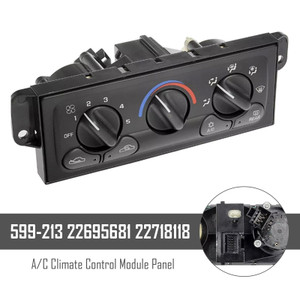 1997-2005 Chevrolet Malibu A/C Climate Control Module Panel 599-213 22695681 22718118 Generic
