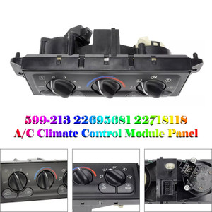 1997-1998 Oldsmobile Achieva; New; w/Manual Air Conditioning Controls A/C Climate Control Module Panel 599-213 22695681 22718118
