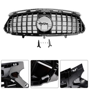 2020-2023 Mercedes Benz GLA-Class H247 Deluxe Version Only Front Grille Without letter Gloss Black Generic