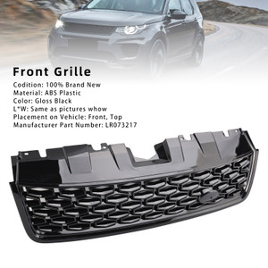 2014-2019 Discovery Sport Front Bumper Grille Without Letter Gloss Black Generic