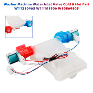 Washer Machine Water Inlet Valve Cold & Hot Part W11210463 W11101906 W10869803