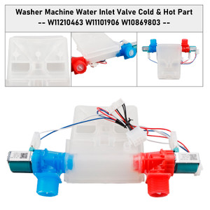 Washer Machine Water Inlet Valve Cold & Hot Part W11210463 W11101906 W10869803