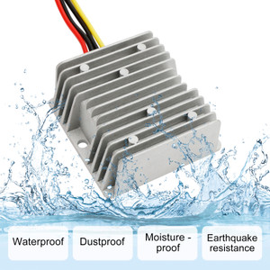 WaterProof 20-60V to 12V 20A 240W Step Down DC/DC Power Converter Regulator