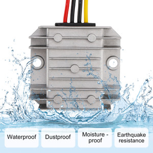 DC/DC Converter Regulator 6V Step Up to 12V 2A 24W Waterproof Generic