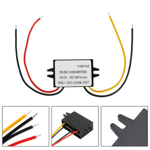 DC/DC Converter Regulator 12V Step Up to 48V 1A 48W Waterproof Generic