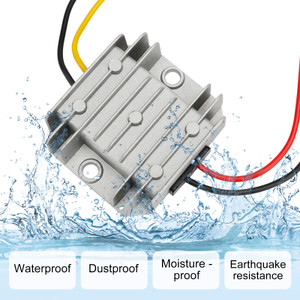 Buck Step Down Converter Car Power Module 20-72V to DC12V 3A Waterproof Generic