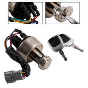 Hyundai Excavator R150 R220 R215 R225-7-9 Ignition Starter Switch With 2 Keys 21Q4-00090 Generic