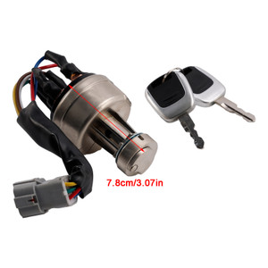 Hyundai Excavator R150 R220 R215 R225-7-9 Ignition Starter Switch With 2 Keys 21Q4-00090 Generic