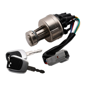Hyundai Excavator R150 R220 R215 R225-7-9 Ignition Starter Switch With 2 Keys 21Q4-00090 Generic