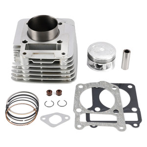 2000-2016 Yamaha 125 4T AC 57.4mm Cylinder Piston Gasket Top End Rebuild Kit 150cc Generic