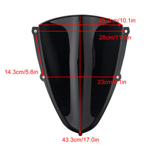 2021-2024 Aprilia RSV4 Windshield WindScreen Black Generic