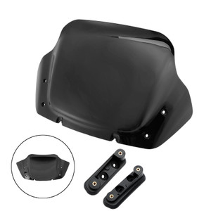 2023-2024 Touring Street Glide CVO 117 121 Windshield WindScreen w/ Bracket Black Kit Generic